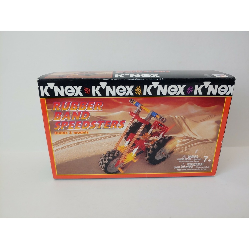 1996 Knex Rubber Band Speedsters kit 11009 unopened